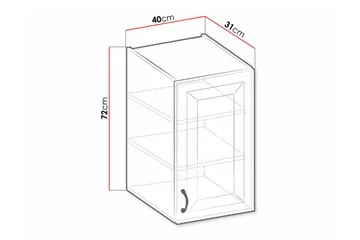 Keittiön Kaappi Templemore 40 cm - Talo & remontointi - Keittiö & kylpyhuone - Keittiö & kodinhoitohuone - Keittiön sisustus - Keittiökaappi