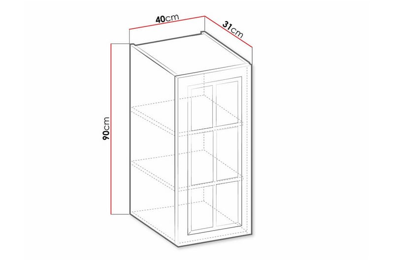 Keittiön Kaappi Templemore 40 cm - Puu - Talo & remontointi - Keittiö & kylpyhuone - Keittiö & kodinhoitohuone - Keittiön sisustus - Keittiökaappi