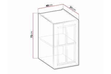 Keittiön Kaappi Templemore 40 cm - Talo & remontointi - Keittiö & kylpyhuone - Keittiö & kodinhoitohuone - Keittiön sisustus - Keittiökaappi