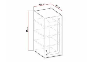 Keittiön Kaappi Templemore 40 cm - Talo & remontointi - Keittiö & kylpyhuone - Keittiö & kodinhoitohuone - Keittiön sisustus - Keittiökaappi