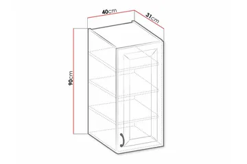 Keittiön Kaappi Templemore 40 cm - Talo & remontointi - Keittiö & kylpyhuone - Keittiö & kodinhoitohuone - Keittiön sisustus - Keittiökaappi