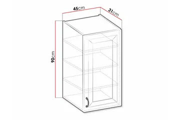 Keittiön Kaappi Templemore 45 cm - Talo & remontointi - Keittiö & kylpyhuone - Keittiö & kodinhoitohuone - Keittiön sisustus - Keittiökaappi