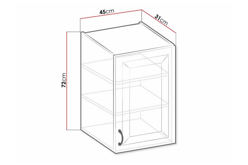Keittiön Kaappi Templemore 45 cm - Talo & remontointi - Keittiö & kylpyhuone - Keittiö & kodinhoitohuone - Keittiön sisustus - Keittiökaappi