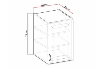 Keittiön Kaappi Templemore 45 cm - Talo & remontointi - Keittiö & kylpyhuone - Keittiö & kodinhoitohuone - Keittiön sisustus - Keittiökaappi