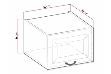 Keittiön Kaappi Templemore 50 cm - Talo & remontointi - Keittiö & kylpyhuone - Keittiö & kodinhoitohuone - Keittiön sisustus - Keittiökaappi