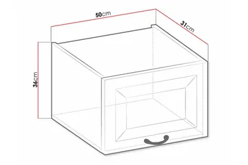 Keittiön Kaappi Templemore 50 cm - Talo & remontointi - Keittiö & kylpyhuone - Keittiö & kodinhoitohuone - Keittiön sisustus - Keittiökaappi