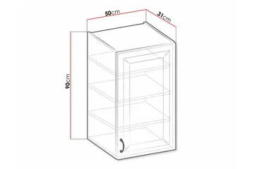 Keittiön Kaappi Templemore 50 cm - Talo & remontointi - Keittiö & kylpyhuone - Keittiö & kodinhoitohuone - Keittiön sisustus - Keittiökaappi