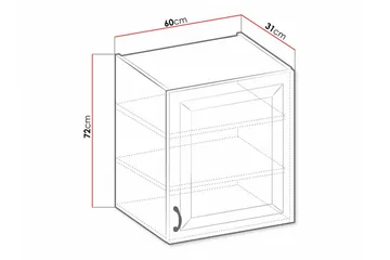 Keittiön Kaappi Templemore 60 cm - Talo & remontointi - Keittiö & kylpyhuone - Keittiö & kodinhoitohuone - Keittiön sisustus - Keittiökaappi