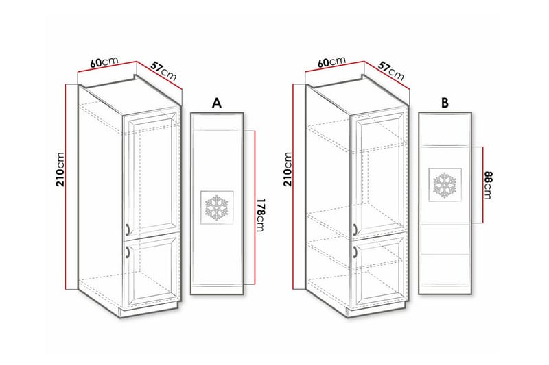 Keittiön Kaappi Templemore 60 cm - Talo & remontointi - Keittiö & kylpyhuone - Keittiö & kodinhoitohuone - Keittiön sisustus - Keittiökaappi