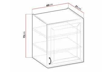 Keittiön Kaappi Templemore 60 cm - Talo & remontointi - Keittiö & kylpyhuone - Keittiö & kodinhoitohuone - Keittiön sisustus - Keittiökaappi