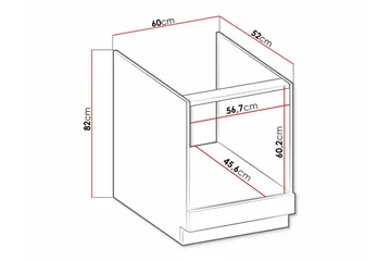 Keittiön Kaappi Templemore 60 cm - Talo & remontointi - Keittiö & kylpyhuone - Keittiö & kodinhoitohuone - Keittiön sisustus - Keittiökaappi