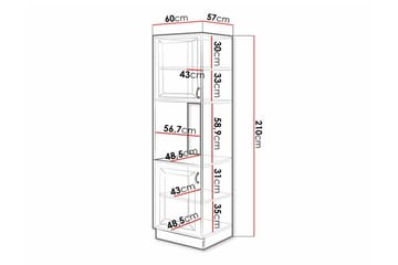 Keittiön Kaappi Templemore 60 cm - Talo & remontointi - Keittiö & kylpyhuone - Keittiö & kodinhoitohuone - Keittiön sisustus - Keittiökaappi
