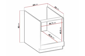 Keittiön Kaappi Templemore 60 cm - Talo & remontointi - Keittiö & kylpyhuone - Keittiö & kodinhoitohuone - Keittiön sisustus - Keittiökaappi