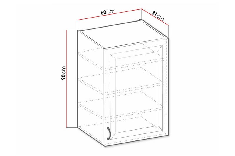 Keittiön Kaappi Templemore 60 cm - Talo & remontointi - Keittiö & kylpyhuone - Keittiö & kodinhoitohuone - Keittiön sisustus - Keittiökaappi