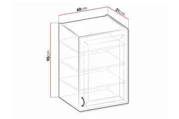 Keittiön Kaappi Templemore 60 cm - Talo & remontointi - Keittiö & kylpyhuone - Keittiö & kodinhoitohuone - Keittiön sisustus - Keittiökaappi