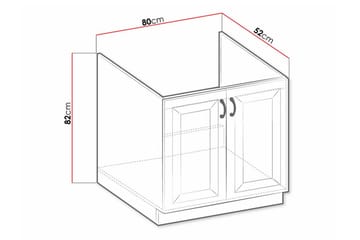 Keittiön Kaappi Templemore 80 cm - Talo & remontointi - Keittiö & kylpyhuone - Keittiö & kodinhoitohuone - Keittiön sisustus - Keittiökaappi