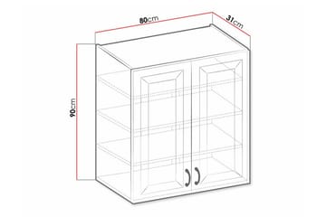 Keittiön Kaappi Templemore 80 cm - Talo & remontointi - Keittiö & kylpyhuone - Keittiö & kodinhoitohuone - Keittiön sisustus - Keittiökaappi