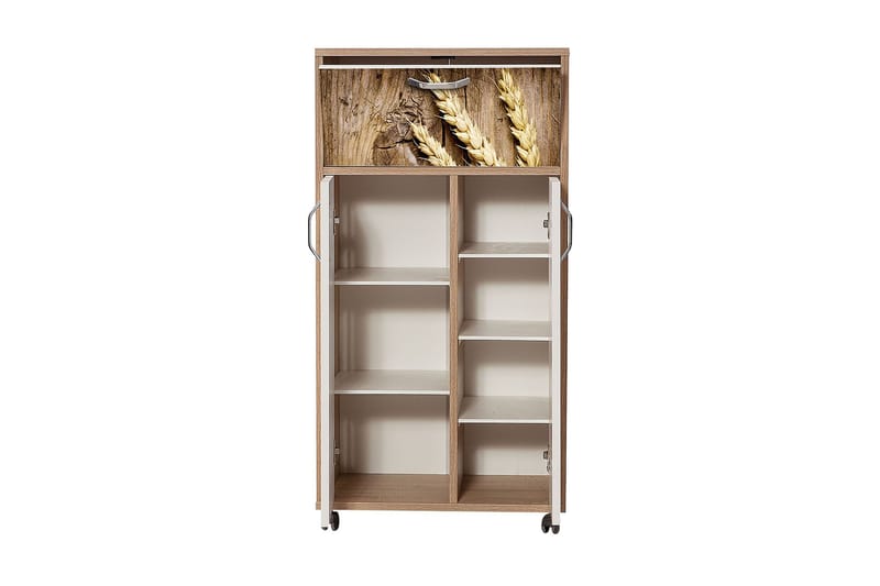 Keittiökaappi Kicker 116 cm - Puu/Luonnonväri - Säilytys - Kaappi - Säilytyskaappi