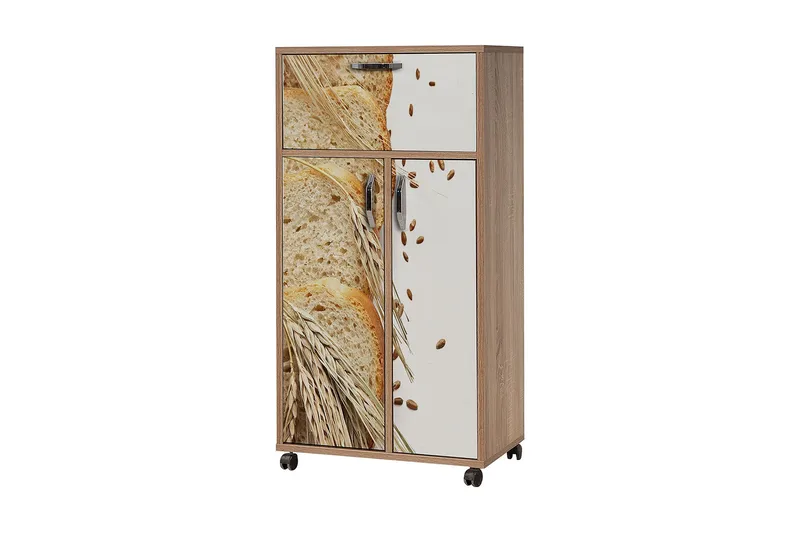 Keittiökaappi Kicker 116 cm, Puu/Luonnonväri