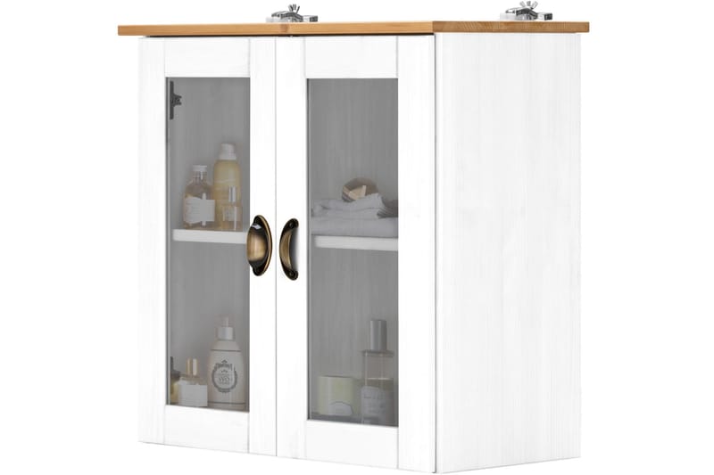 Yläkaappi Mohaklina - Valkoinen/Ruskea - Talo & remontointi - Keittiö & kylpyhuone - Keittiö & kodinhoitohuone - Keittiön sisustus - Keittiökaappi