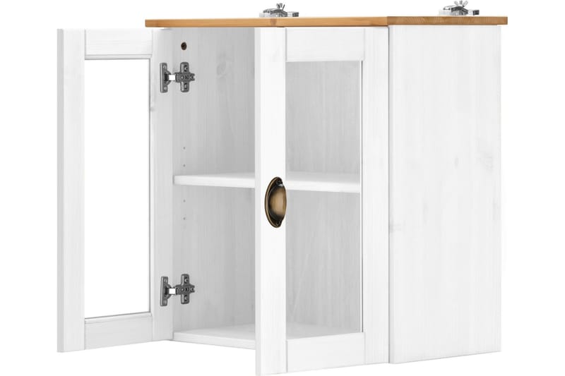 Yläkaappi Mohaklina - Valkoinen/Ruskea - Talo & remontointi - Keittiö & kylpyhuone - Keittiö & kodinhoitohuone - Keittiön sisustus - Keittiökaappi