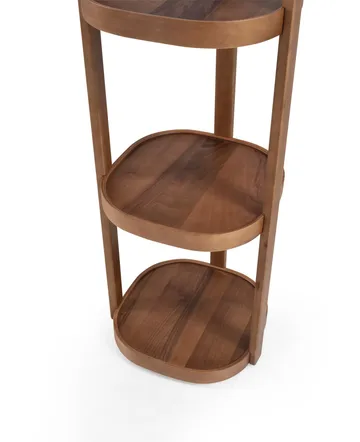 Kirjahylly Wallxpert Polo Kare (42 x 150 x 42 cm) pähkinä - pähkinä - Talo & remontointi - Keittiö & kylpyhuone - Keittiö & kodinhoitohuone - Keittiön sisustus - Keittiöhylly