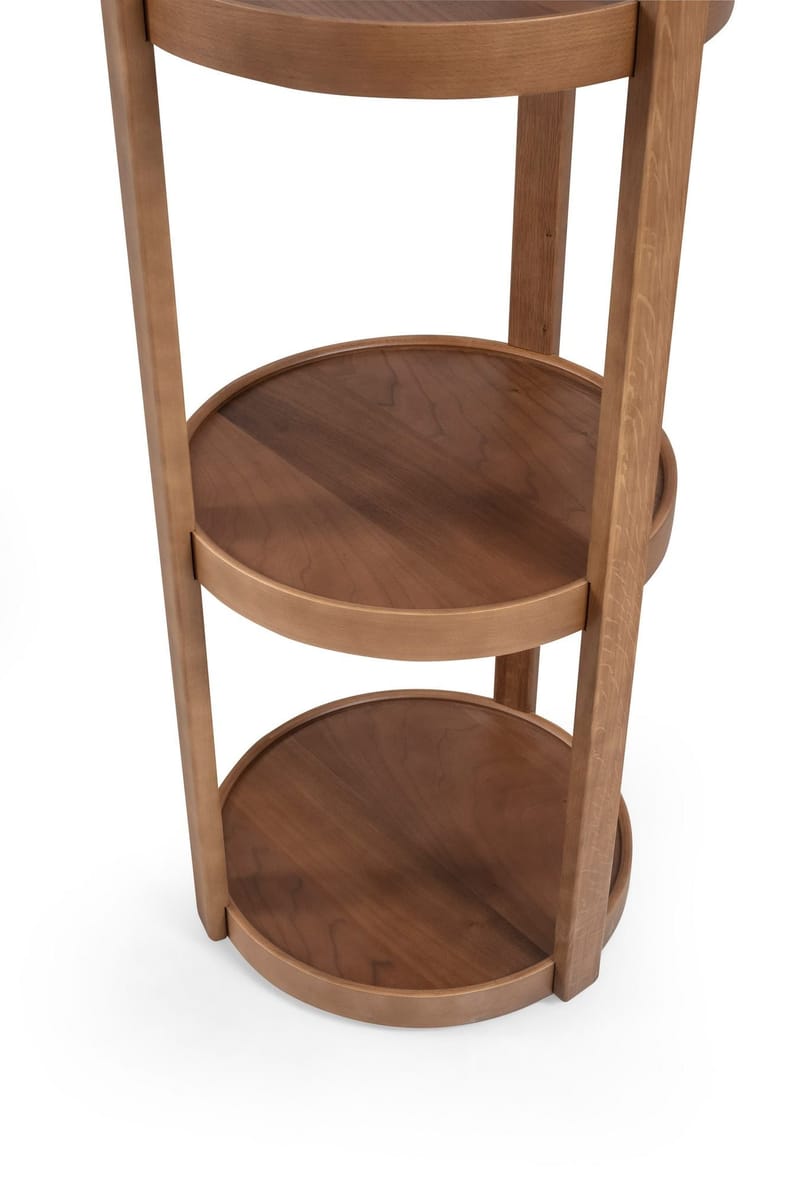 Kirjahylly Wallxpert Polo Yuvarlak (40 x 150 x 40 cm) pähkinä - pähkinä - Talo & remontointi - Keittiö & kylpyhuone - Keittiö & kodinhoitohuone - Keittiön sisustus - Keittiöhylly