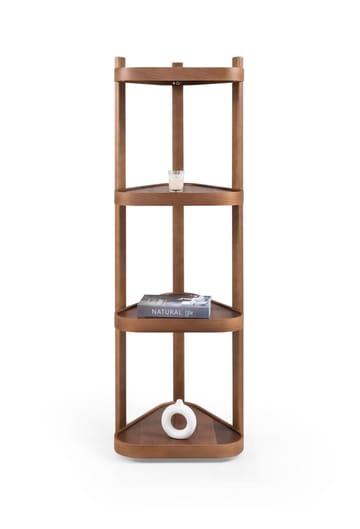 Kirjahylly Wallxpert Polo Ucgen (46 x 150 x 46 cm) Pähkinä - pähkinä - Talo & remontointi - Keittiö & kylpyhuone - Keittiö & kodinhoitohuone - Keittiön sisustus - Keittiöhylly