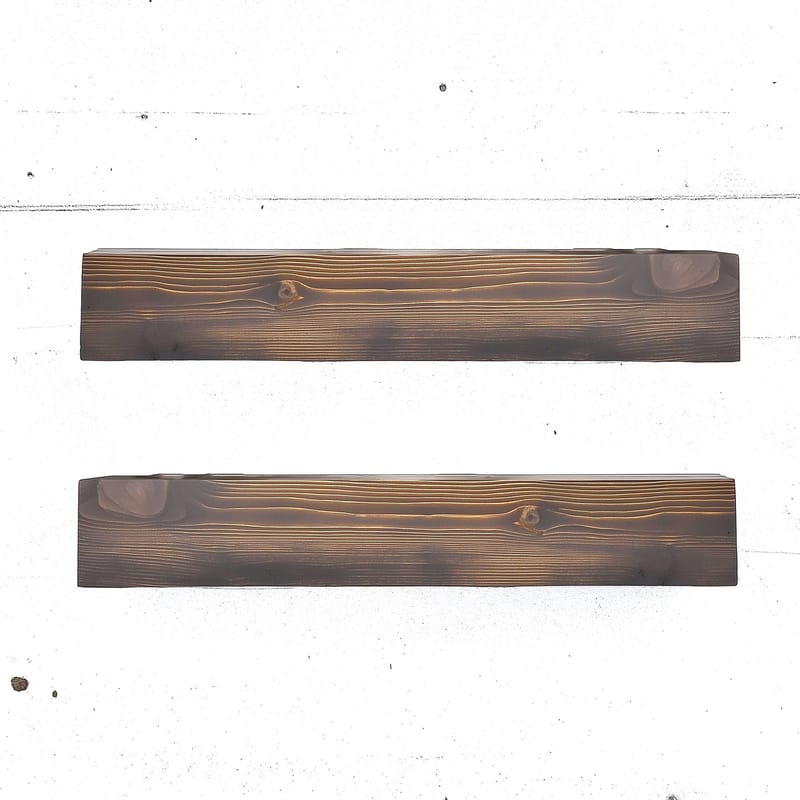 Koristeellinen puinen seinähylly Hanah Home Rafect Wooden (13 x 60 x 11 cm) Malli: kaksihyllyinen - Talo & remontointi - Keittiö & kylpyhuone - Keittiö & kodinhoitohuone - Keittiön sisustus - Keittiöhylly
