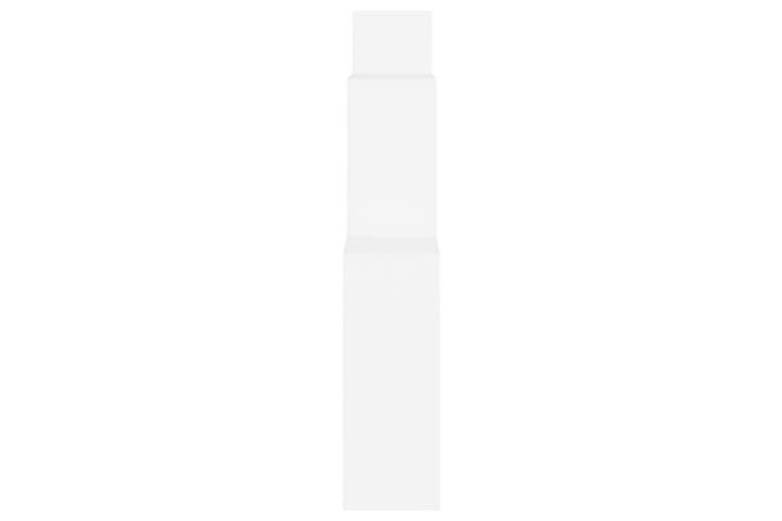 Kuutioseinähylly valkoinen 80x15x78,5 cm lastulevy - Valkoinen - Seinähylly - Keittiöhylly - Hylly