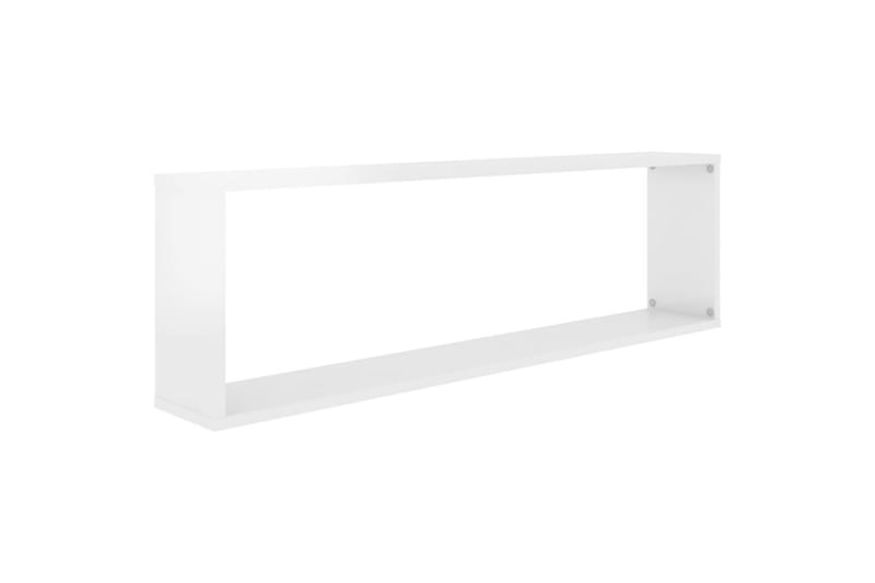 Kuutioseinähyllyt 2 kpl korkeak. valk. 100x15x30 cm - Valkoinen - Talo & remontointi - Keittiö & kylpyhuone - Keittiö & kodinhoitohuone - Keittiön sisustus - Keittiöhylly