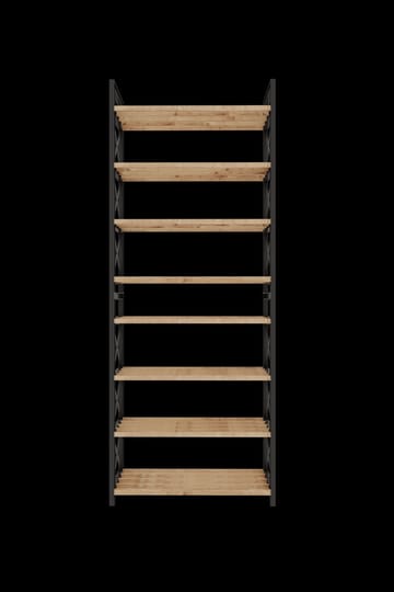 Lekora Monitoimihylly 128 cm - Musta - Talo & remontointi - Keittiö & kylpyhuone - Keittiö & kodinhoitohuone - Keittiön sisustus - Keittiöhylly