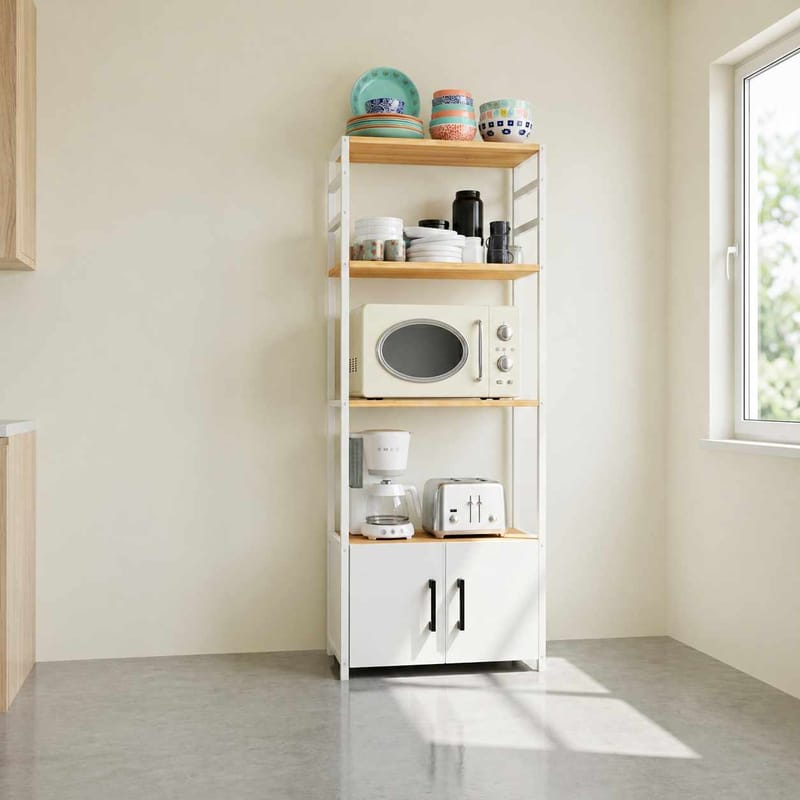 Monikäyttöhylly Hanah Home Modu (56 x 138 x 30 cm) Atlantic Pine - Atlantic Pine - Talo & remontointi - Keittiö & kylpyhuone - Keittiö & kodinhoitohuone - Keittiön sisustus - Keittiöhylly