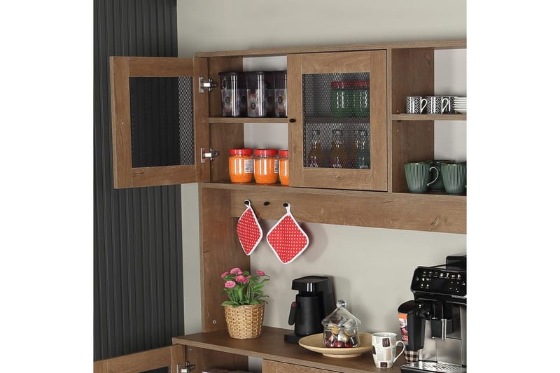 Monikäyttöinen kaappi Jatin Kaukasian Tammi - Kaukasian Tammi - Talo & remontointi - Keittiö & kylpyhuone - Keittiö & kodinhoitohuone - Keittiön sisustus - Keittiökaappi
