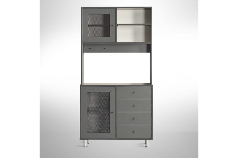 Monikäyttöinen kaappi Periorport Antrasiitti - Antrasiitti - Talo & remontointi - Keittiö & kylpyhuone - Keittiö & kodinhoitohuone - Keittiön sisustus - Keittiökaappi