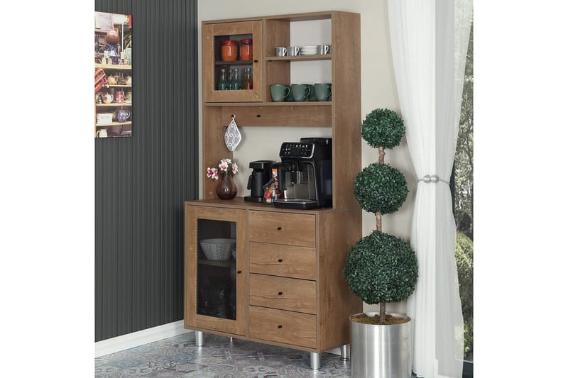 Monikäyttöinen kaappi Periorport Kaukasian Tammi - Kaukasian Tammi - Talo & remontointi - Keittiö & kylpyhuone - Keittiö & kodinhoitohuone - Keittiön sisustus - Keittiökaappi