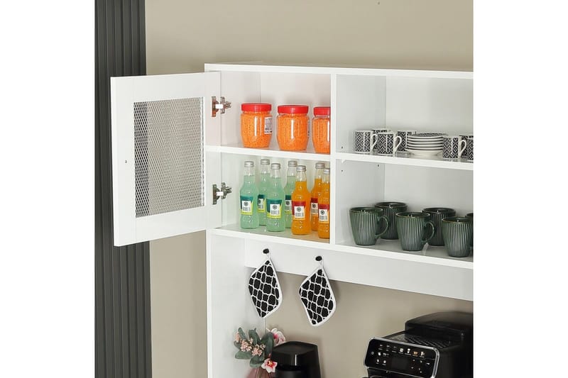 Monikäyttöinen kaappi Periorport Valkoinen - Valkoinen - Talo & remontointi - Keittiö & kylpyhuone - Keittiö & kodinhoitohuone - Keittiön sisustus - Keittiökaappi