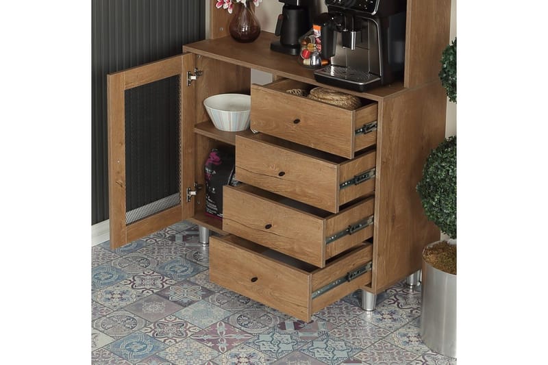 Monikäyttöinen kaappi Periorport Kaukasian Tammi - Kaukasian Tammi - Talo & remontointi - Keittiö & kylpyhuone - Keittiö & kodinhoitohuone - Keittiön sisustus - Keittiökaappi