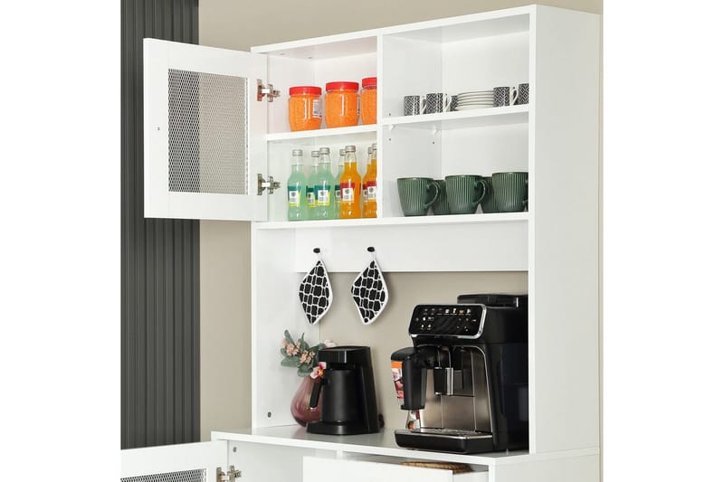 Monikäyttöinen kaappi Periorport Valkoinen - Valkoinen - Talo & remontointi - Keittiö & kylpyhuone - Keittiö & kodinhoitohuone - Keittiön sisustus - Keittiökaappi