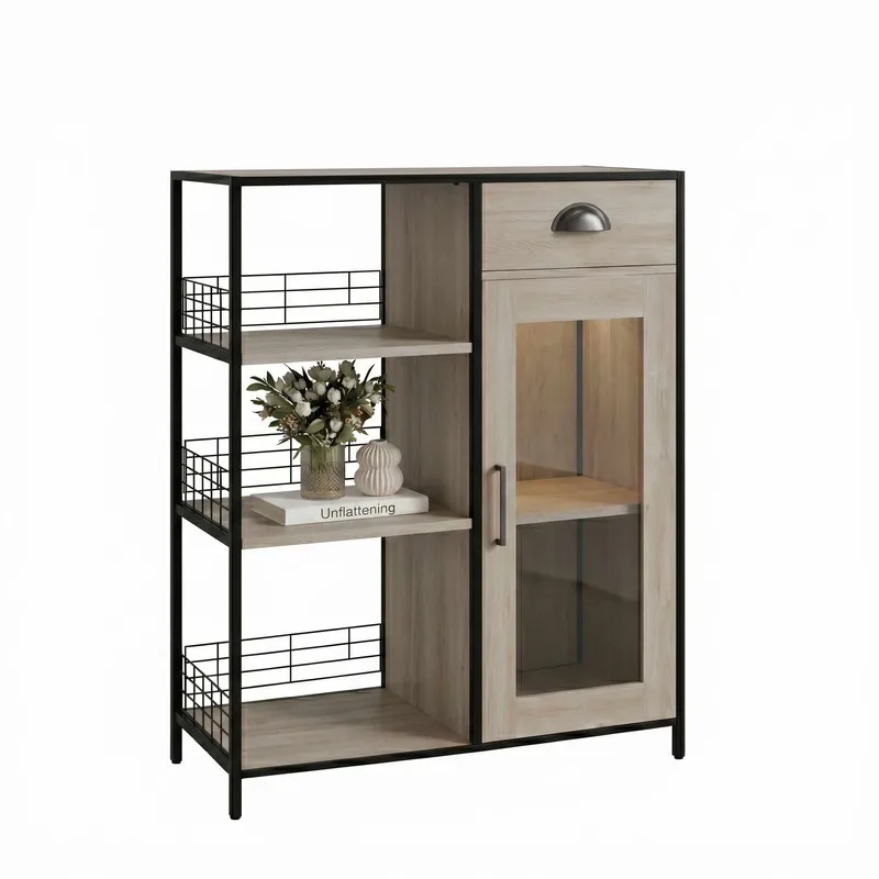 Monitoimikaappi Hanah Home Nova (75 x 95 x 30 cm) Atlantic Pine, Atlantic Pine