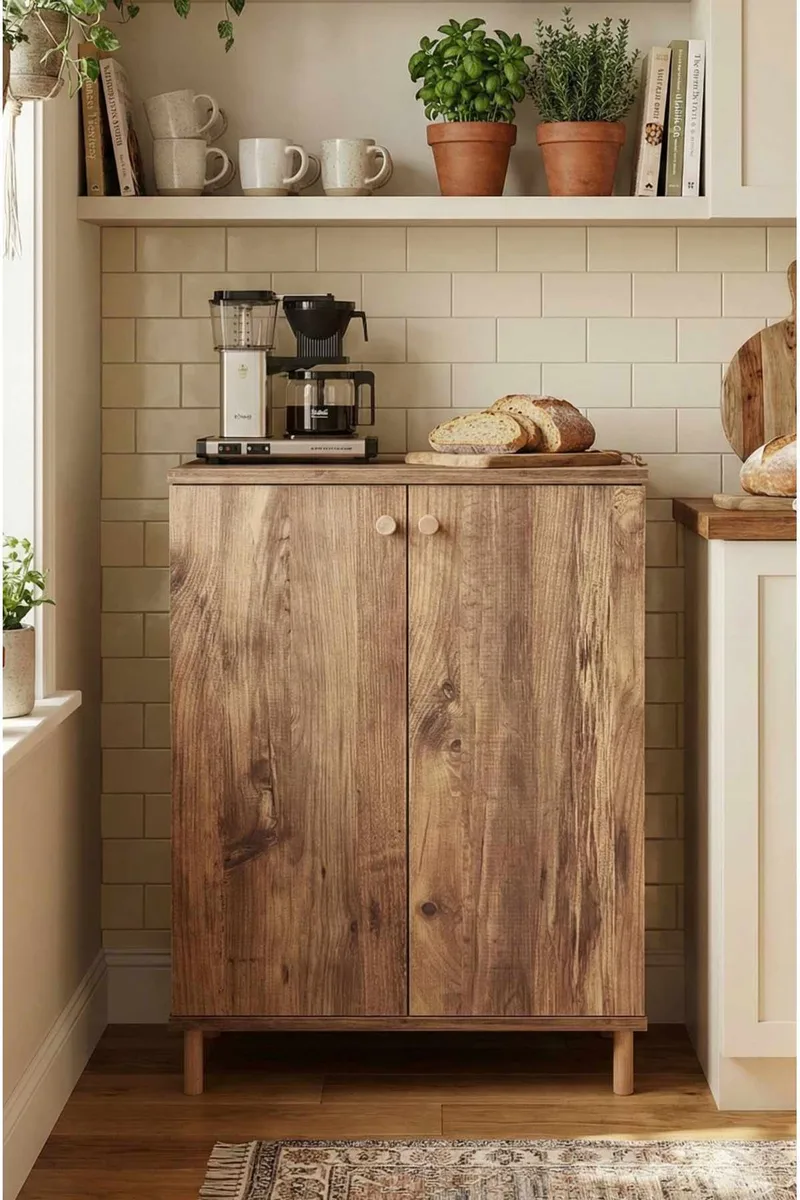 Monitoimikaappi Hanah Home Peka Cabinet (60 x 85 x 30 cm) Mänty, Mänty