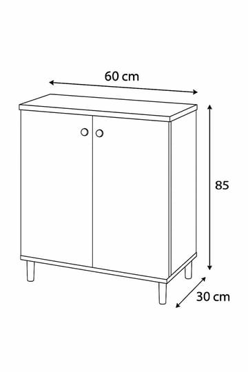 Monitoimikaappi Hanah Home Peka Cabinet (60 x 85 x 30 cm) Sapphire Oak - Sapphire Oak - Talo & remontointi - Keittiö & kylpyhuone - Keittiö & kodinhoitohuone - Keittiön sisustus - Keittiökaappi