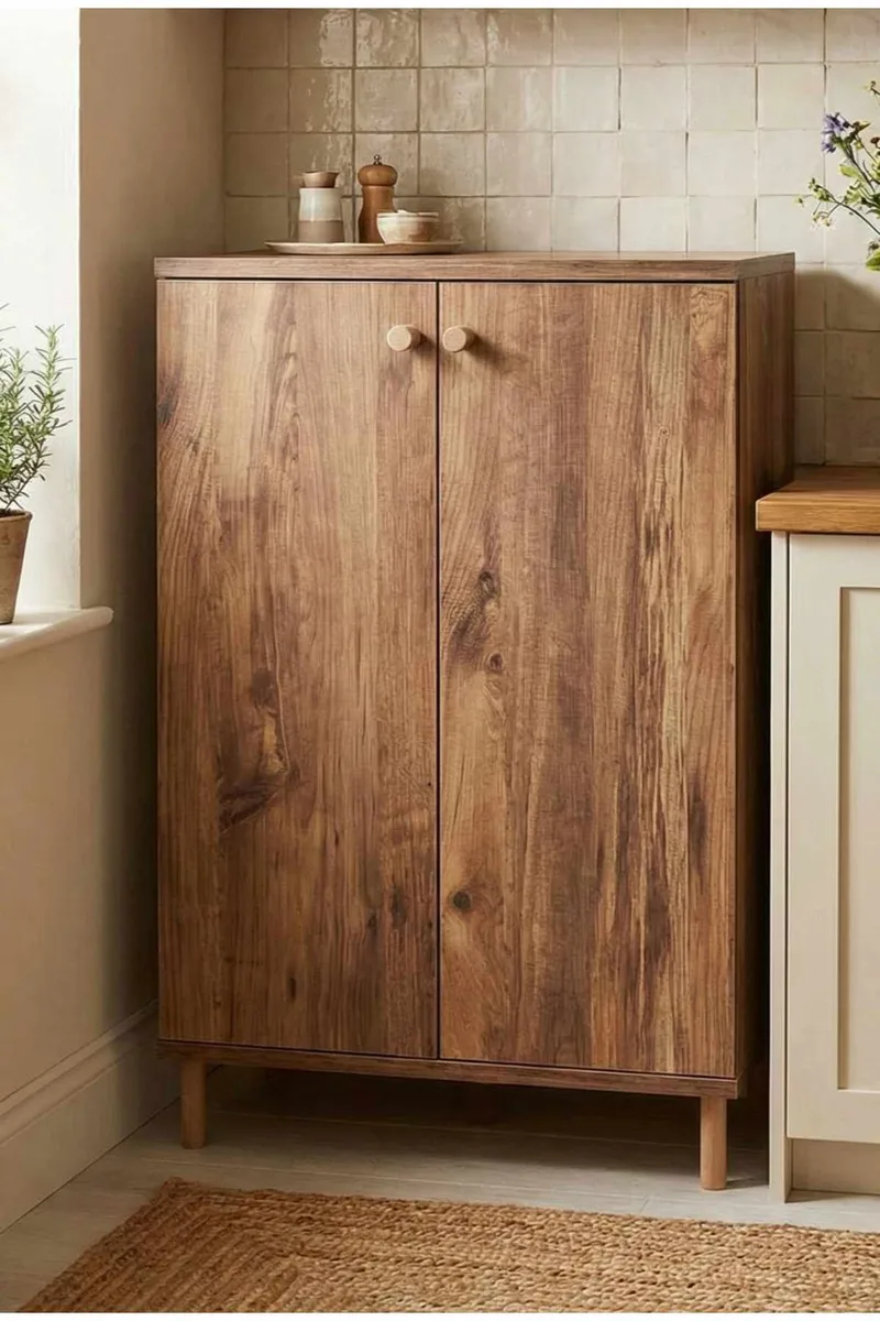 Monitoimikaappi Hanah Home Peka Cabinet (60 x 85 x 30 cm) Mänty - Mänty - Talo & remontointi - Keittiö & kylpyhuone - Keittiö & kodinhoitohuone - Keittiön sisustus - Keittiökaappi