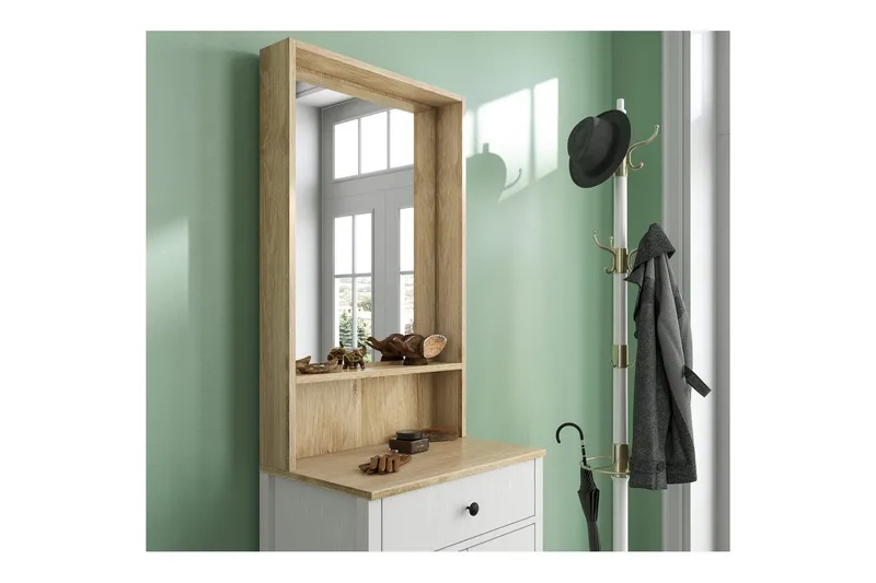 Orlan Fristående Hyllplan 190 cm - Luonnollinen/Valkoinen - Talo & remontointi - Keittiö & kylpyhuone - Keittiö & kodinhoitohuone - Keittiön sisustus - Keittiöhylly