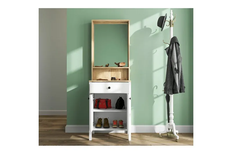 Orlan Fristående Hyllplan 190 cm - Luonnollinen/Valkoinen - Talo & remontointi - Keittiö & kylpyhuone - Keittiö & kodinhoitohuone - Keittiön sisustus - Keittiöhylly