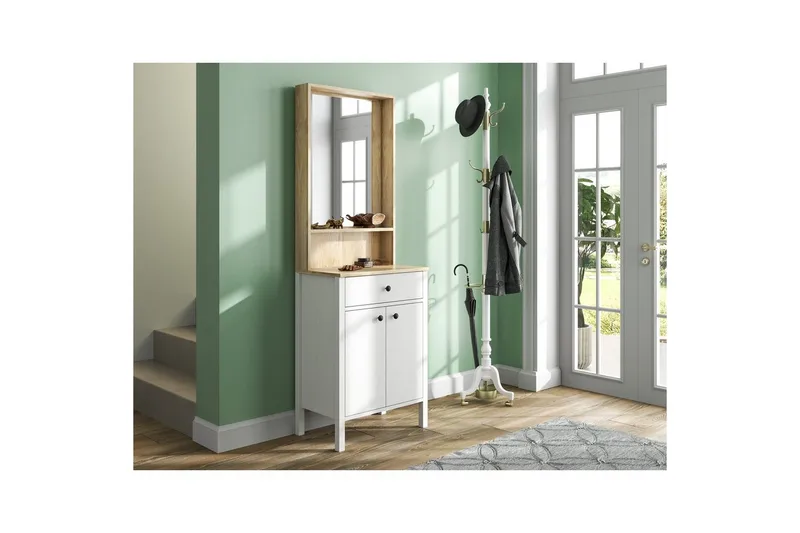 Orlan Fristående Hyllplan 190 cm - Luonnollinen/Valkoinen - Talo & remontointi - Keittiö & kylpyhuone - Keittiö & kodinhoitohuone - Keittiön sisustus - Keittiöhylly