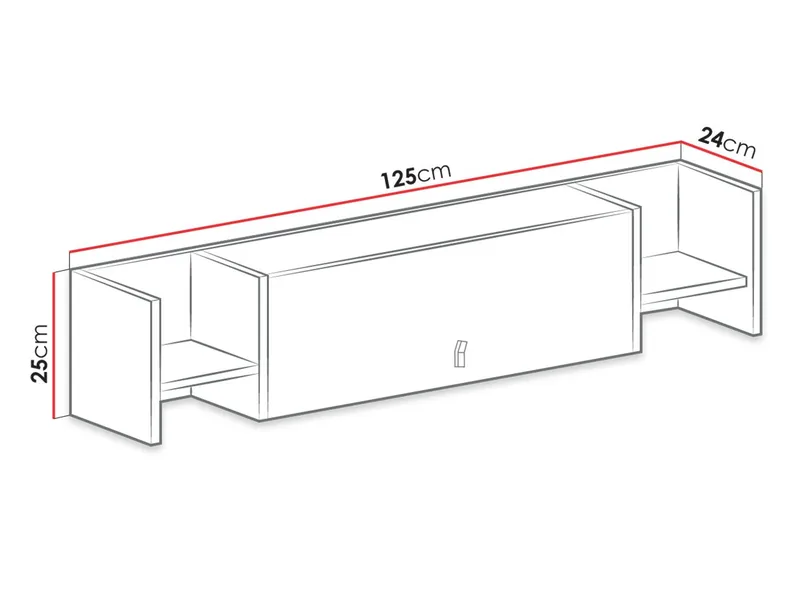Planeta Seinähylly 25 cm Ovelta - Talo & remontointi - Keittiö & kylpyhuone - Keittiö & kodinhoitohuone - Keittiön sisustus - Keittiöhylly