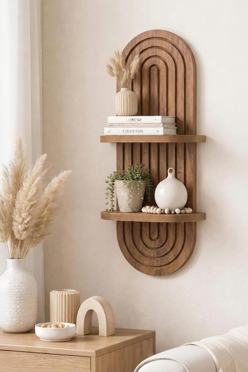 Savik seinähylly 26x35x13 cm - Tammi - Talo & remontointi - Keittiö & kylpyhuone - Keittiö & kodinhoitohuone - Keittiön sisustus - Keittiöhylly