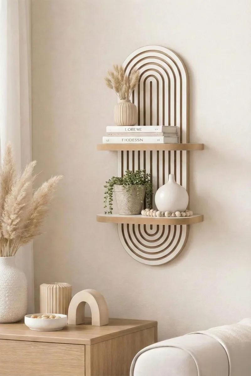 Savik seinähylly 26x35x13 cm - Valkoinen - Talo & remontointi - Keittiö & kylpyhuone - Keittiö & kodinhoitohuone - Keittiön sisustus - Keittiöhylly