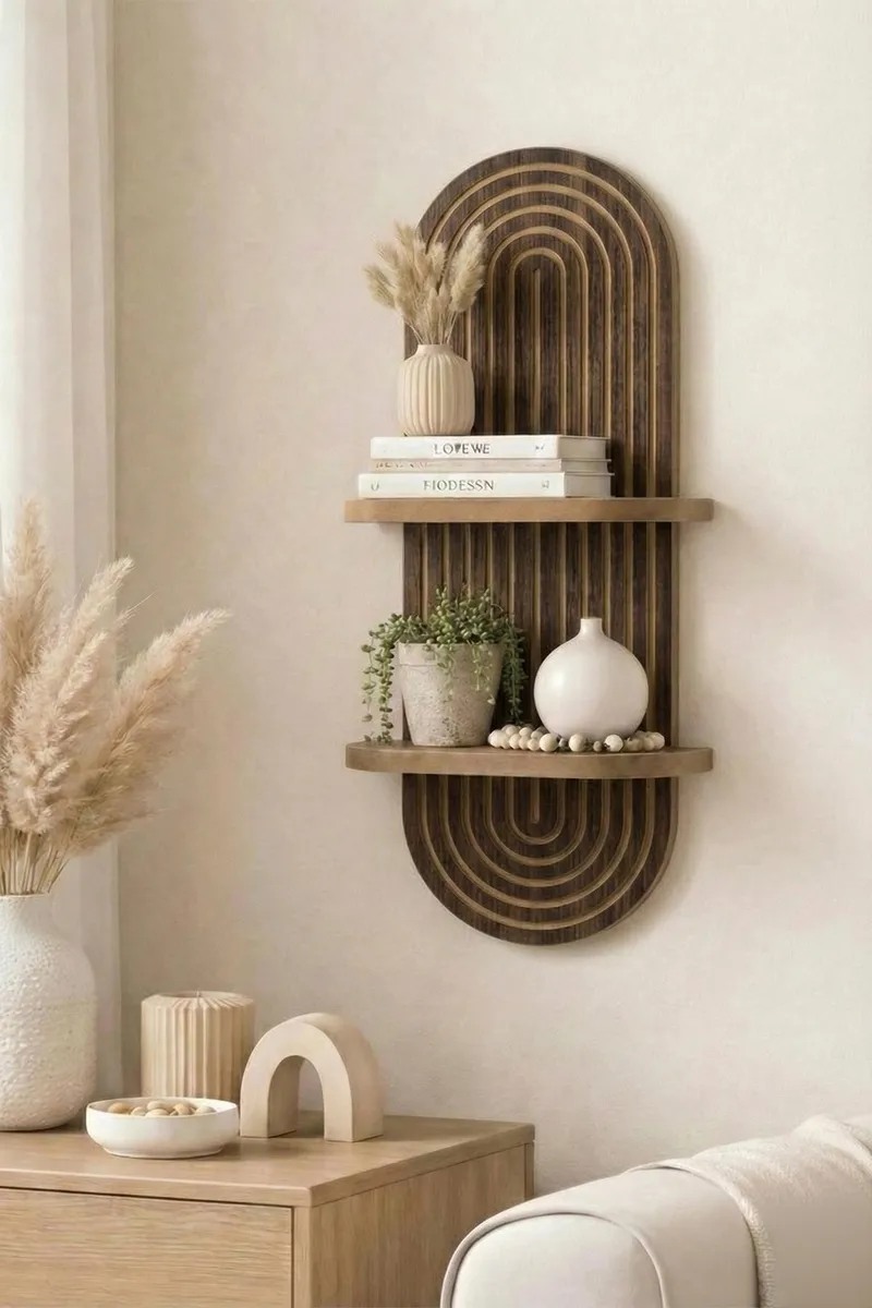 Savik seinähylly 26x35x13 cm, Wenge